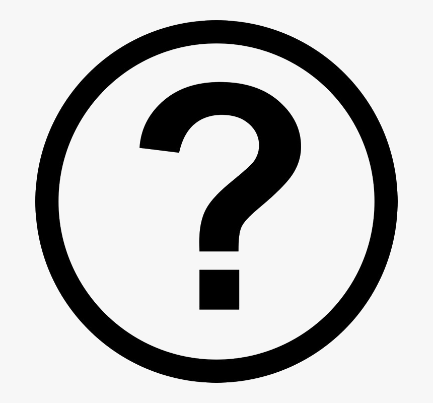 Detail Transparent Question Marks Nomer 28