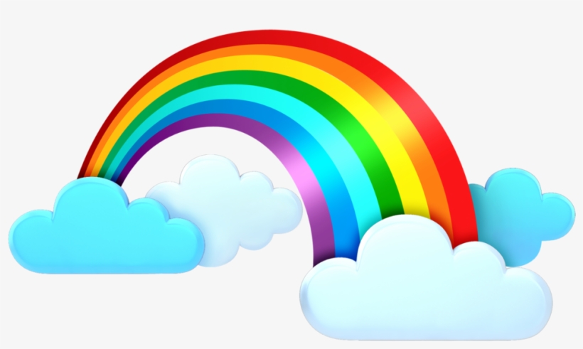 Detail Transparent Rainbow Clipart Nomer 34