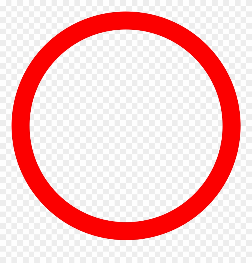 Detail Transparent Red Circle Nomer 7