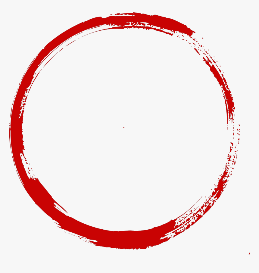 Detail Transparent Red Circle Nomer 14