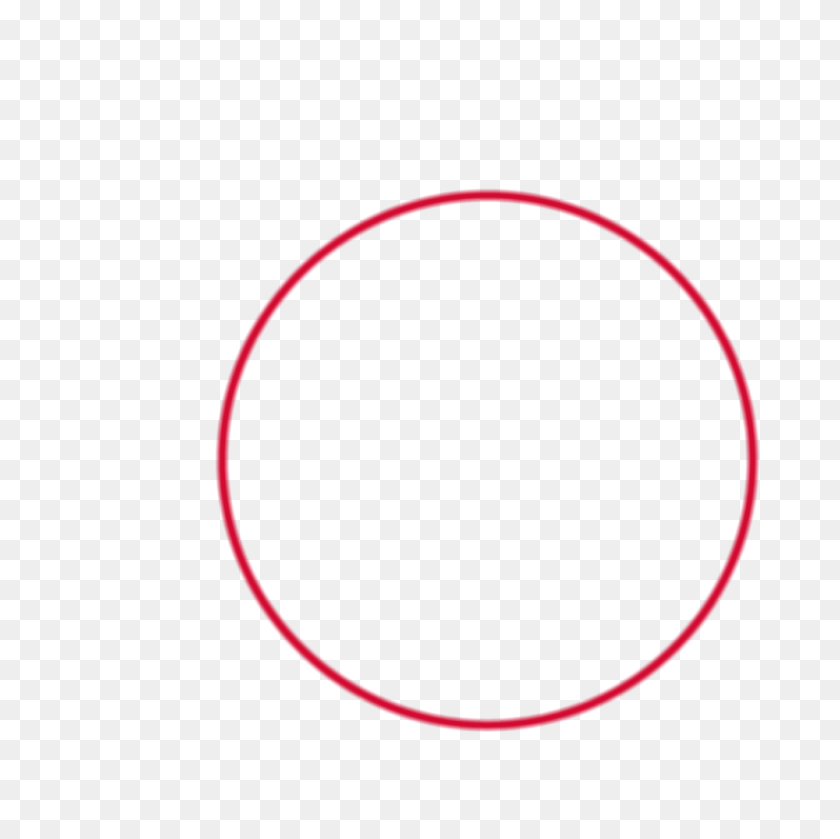Detail Transparent Red Circle Nomer 21