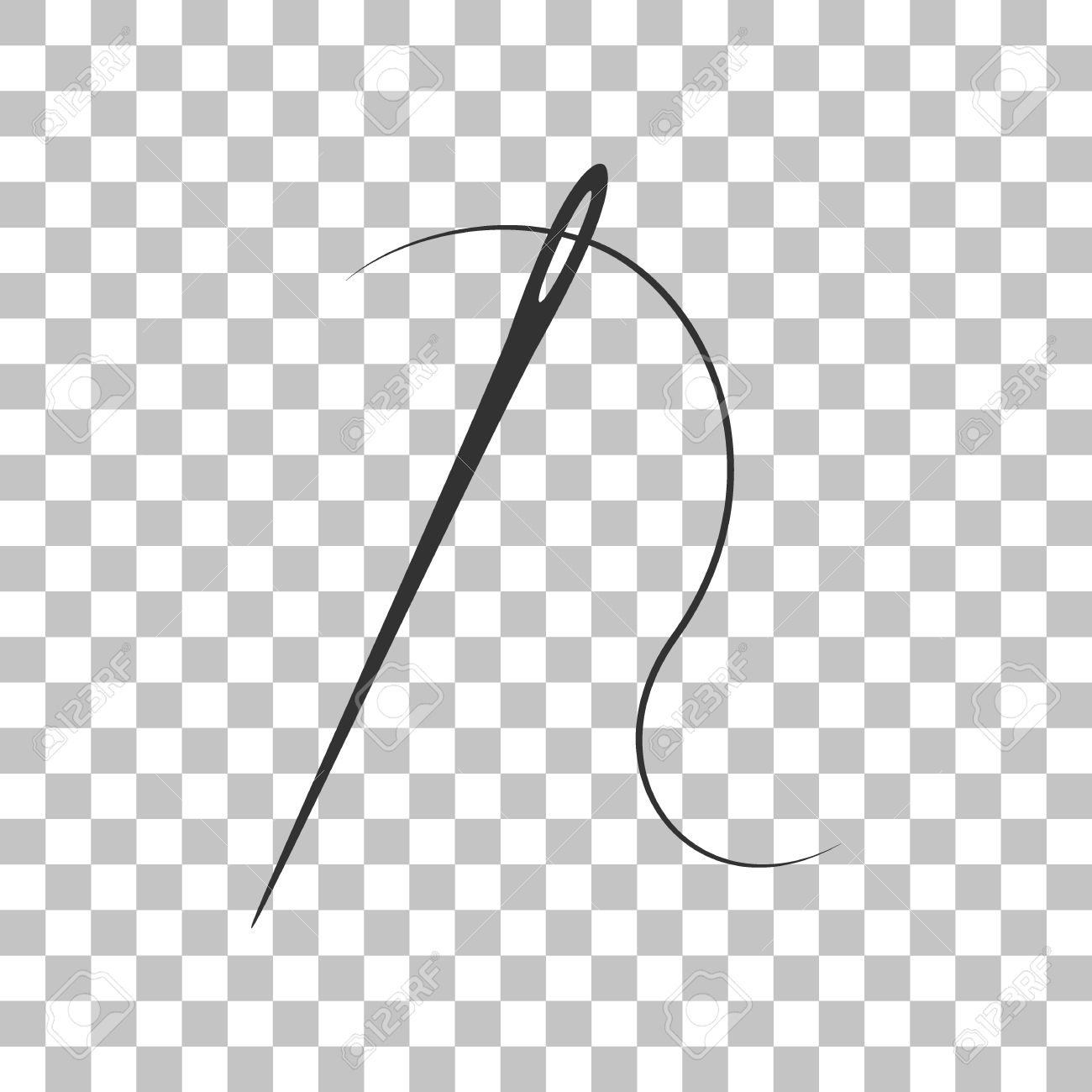 Detail Transparent Sewing Needle Nomer 6