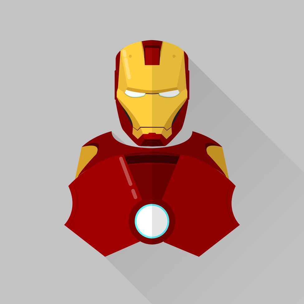 Detail Iron Man Gesicht Nomer 8