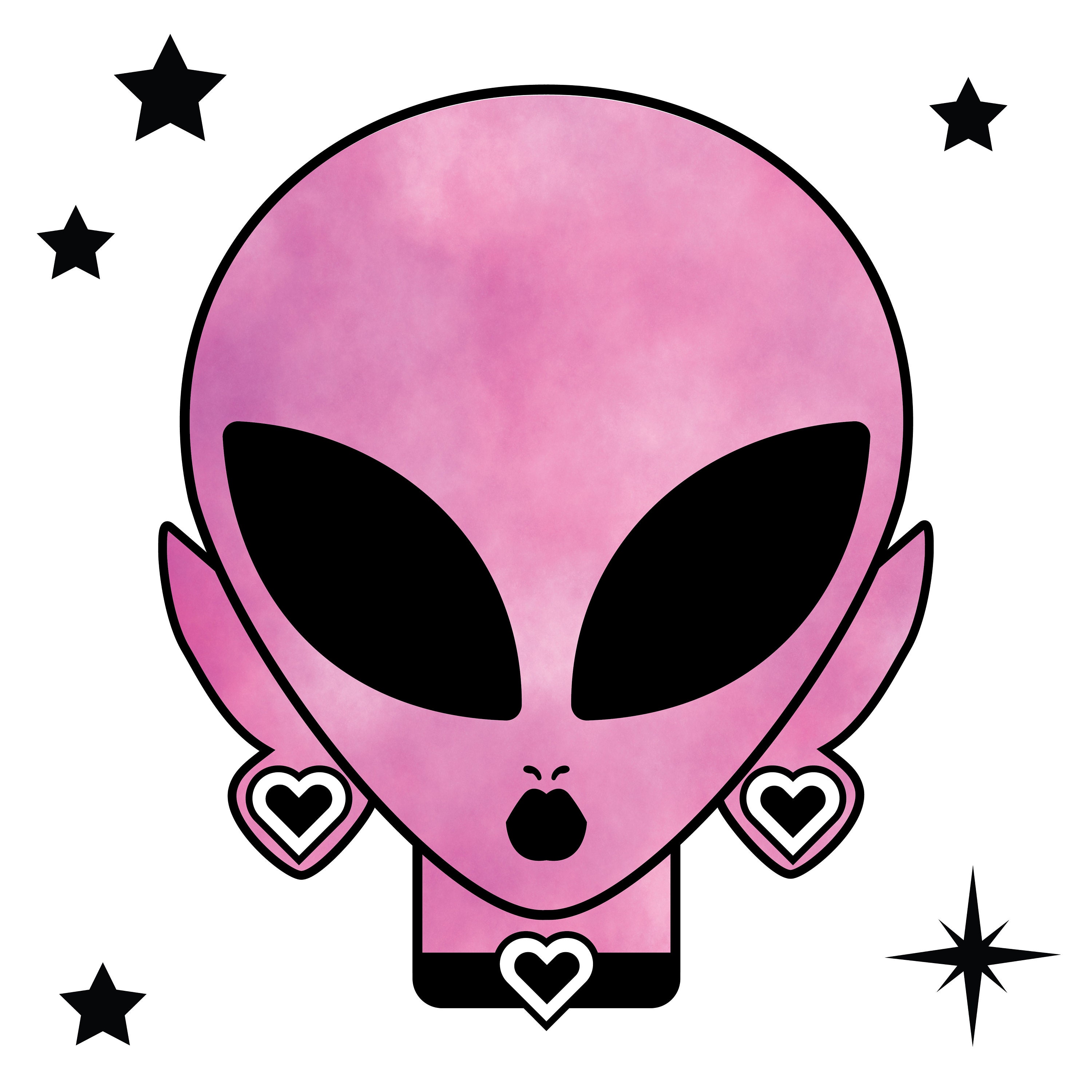 Detail Schwarzer Alien Nomer 13