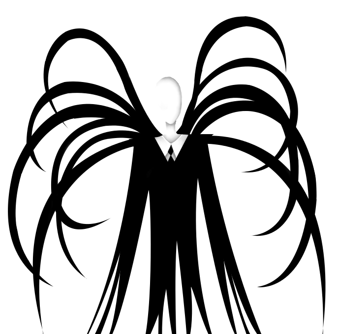 Detail Transparent Slenderman Nomer 41