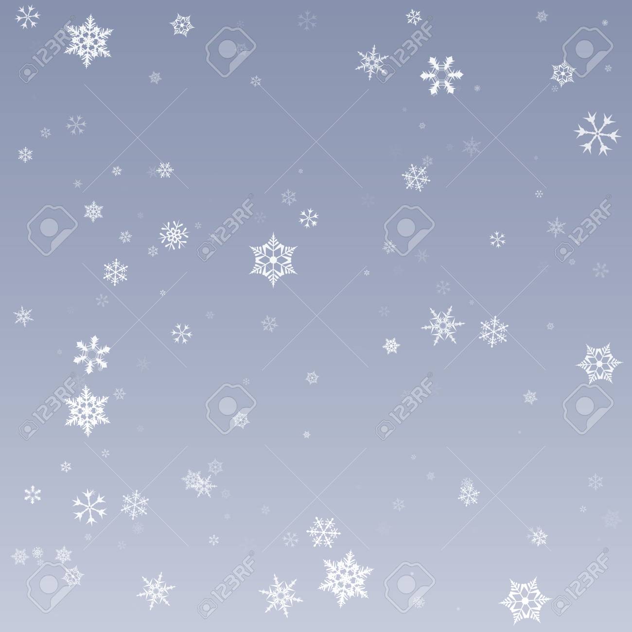 Detail Transparent Snow Flakes Nomer 52