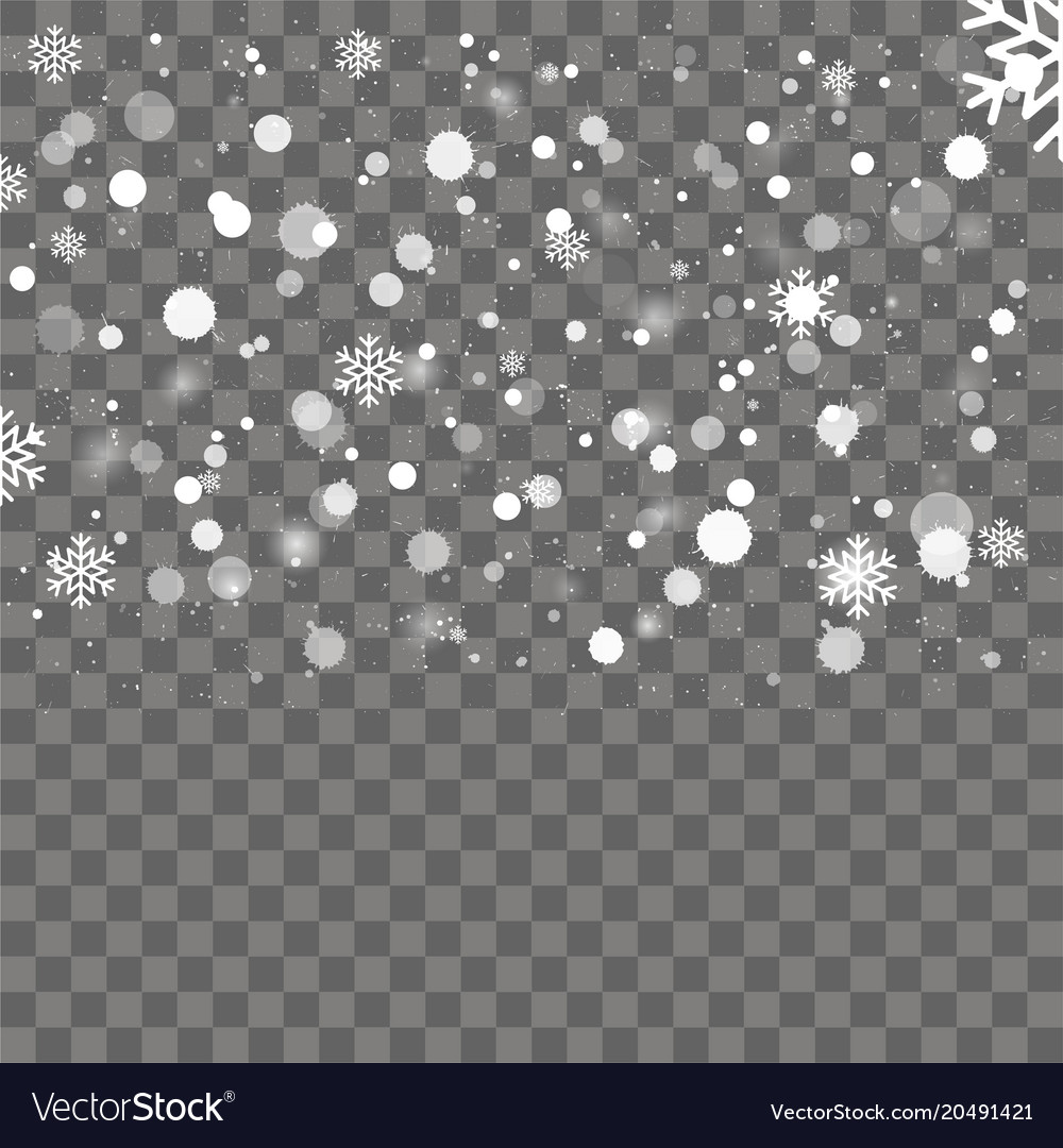 Detail Transparent Snowflake Background Nomer 27
