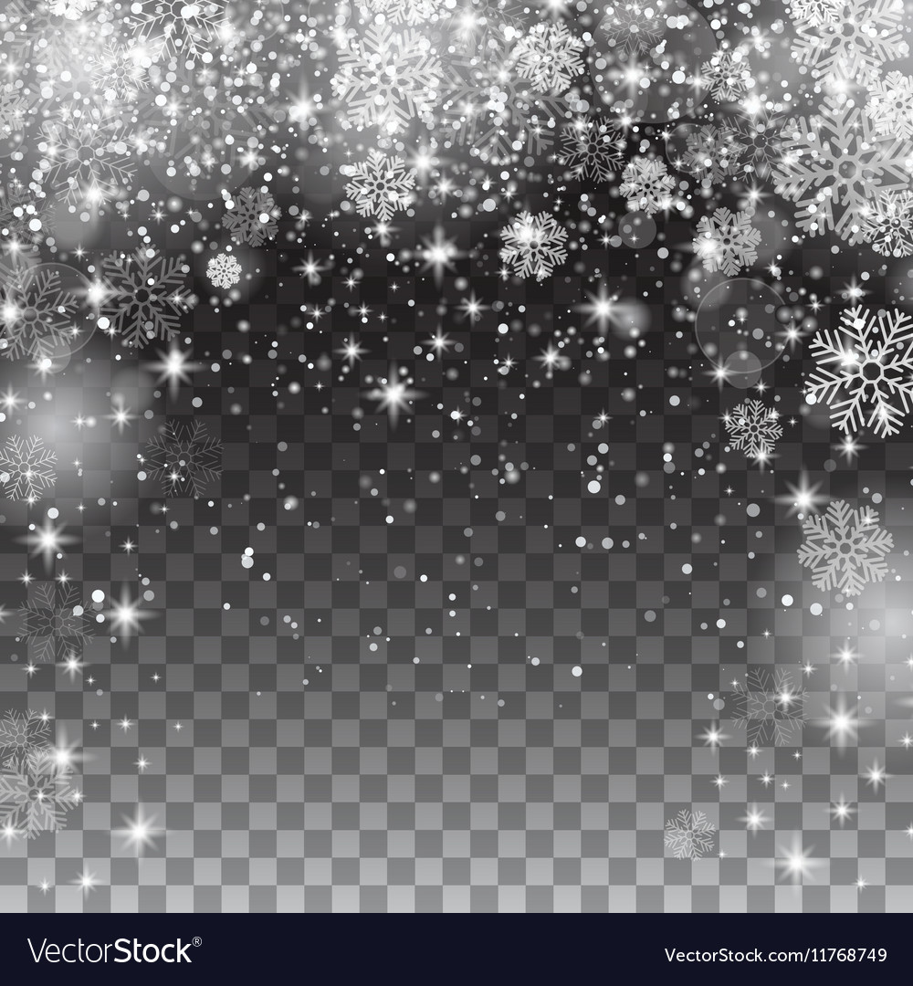 Detail Transparent Snowflake Background Nomer 30