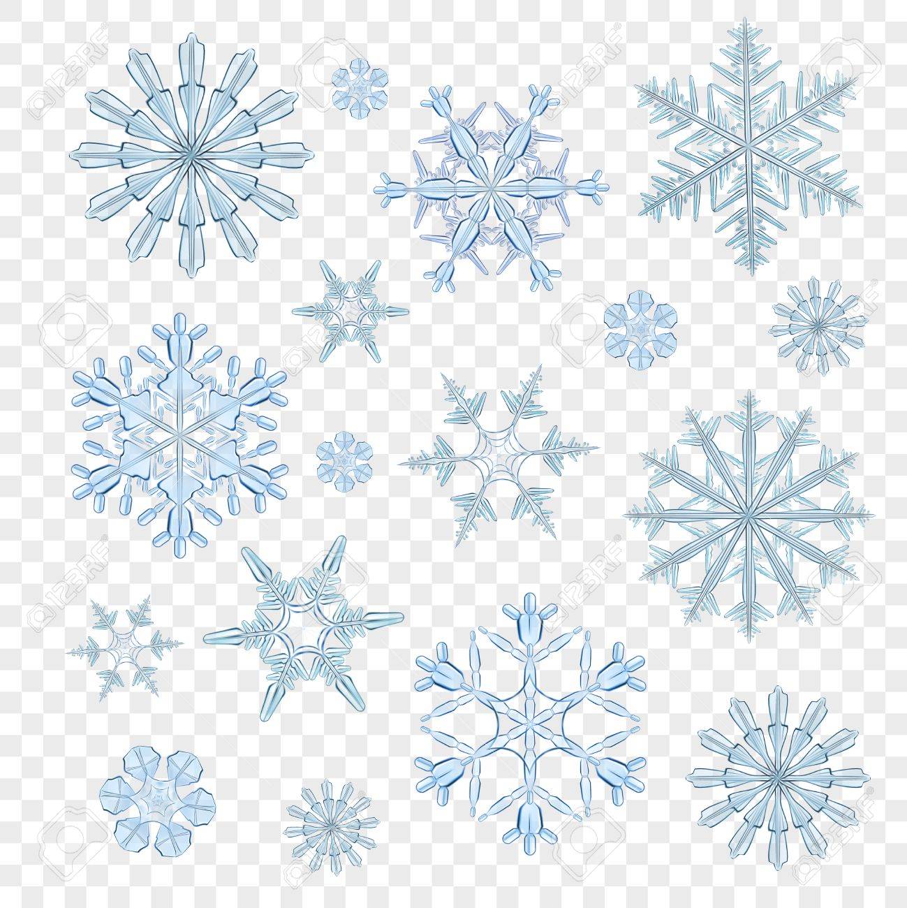 Detail Transparent Snowflake Background Nomer 42