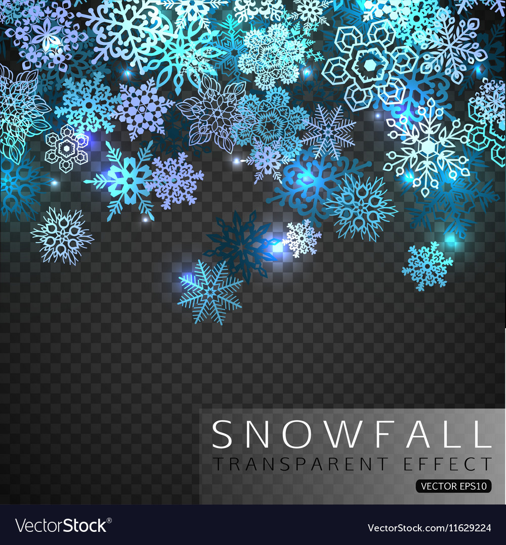 Detail Transparent Snowflake Background Nomer 46