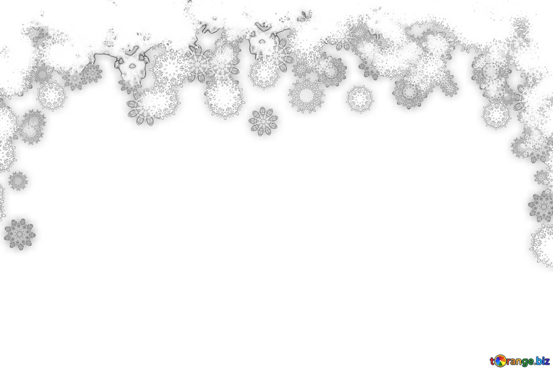 Detail Transparent Snowflakes Nomer 28