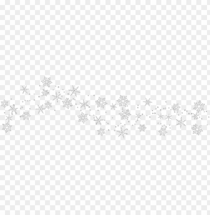 Detail Transparent Snowflakes Nomer 33
