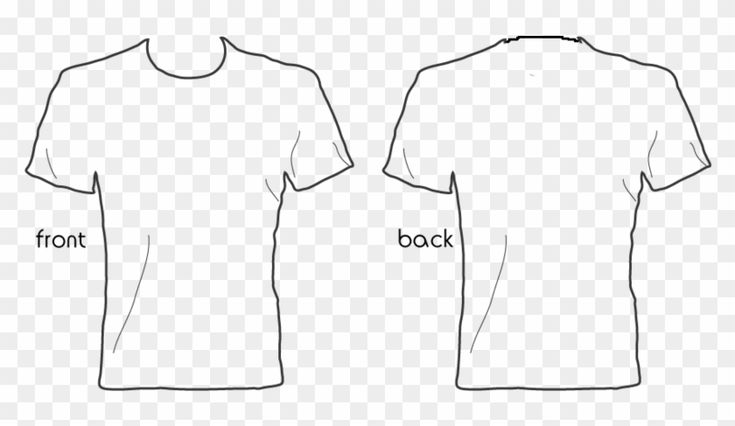 Detail Transparent T Shirt Template Png Nomer 13