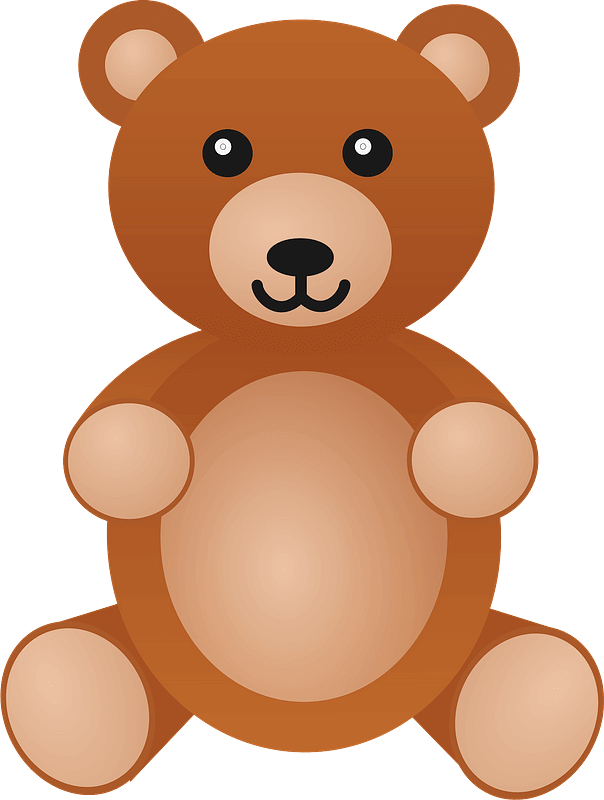 Detail Transparent Teddy Bear Clipart Nomer 2