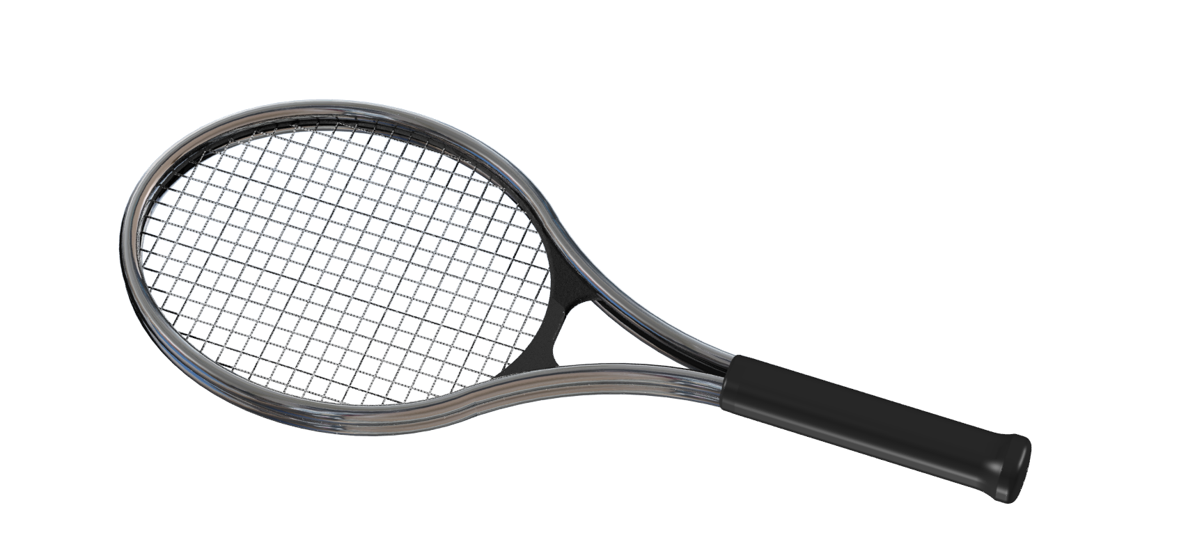 Detail Transparent Tennis Racket Nomer 20