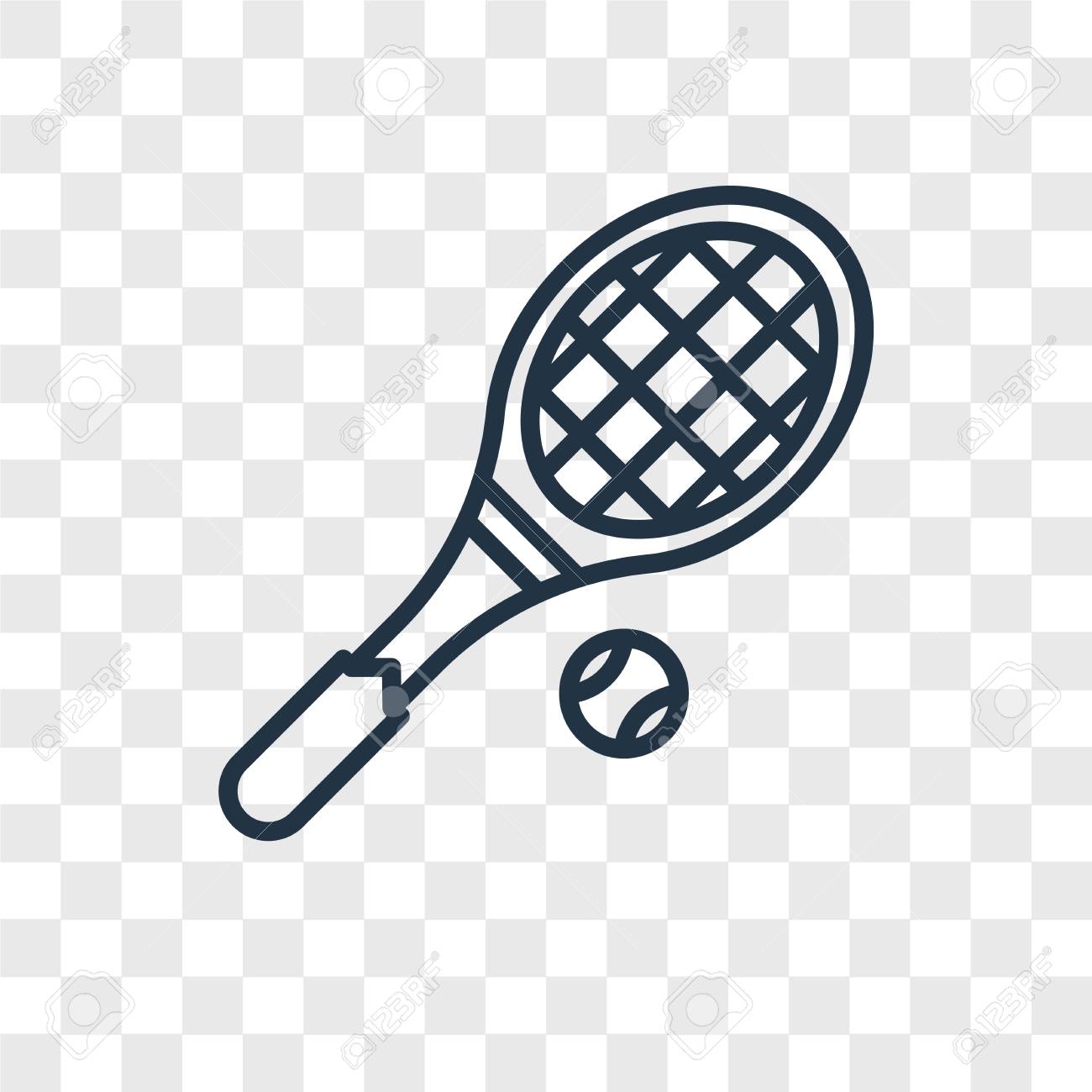 Detail Transparent Tennis Racket Nomer 26