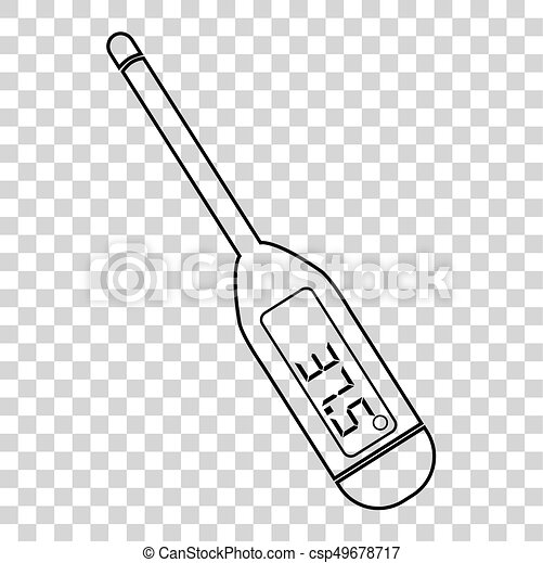 Detail Transparent Thermometer Nomer 40
