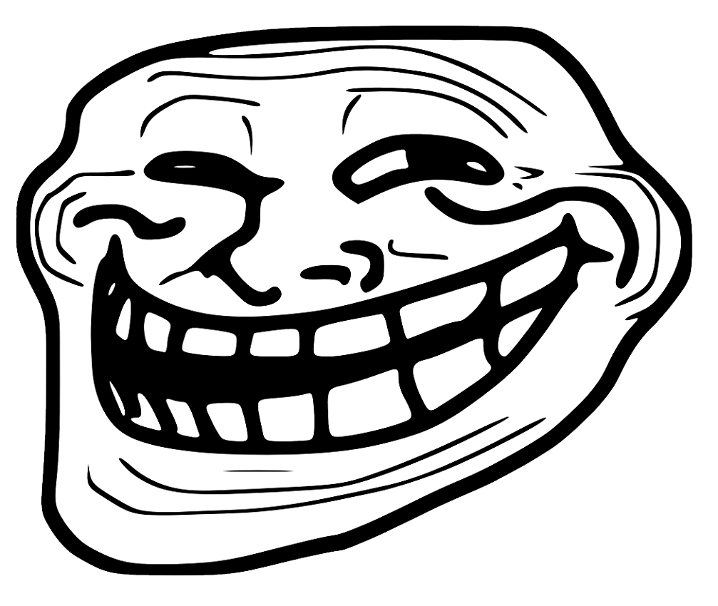 Transparent Troll Face - KibrisPDR