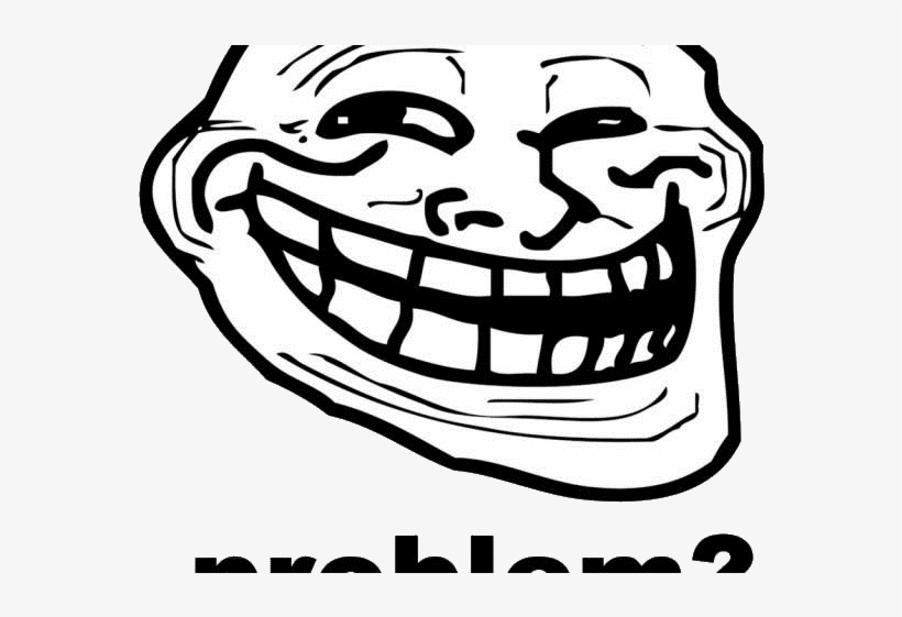 Detail Transparent Troll Face Nomer 34