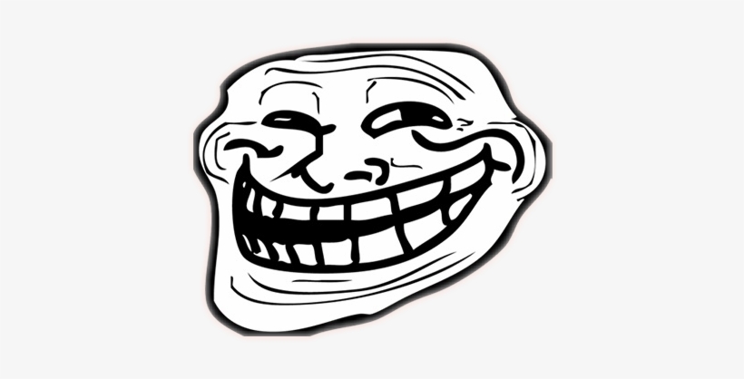 Detail Transparent Troll Face Nomer 47