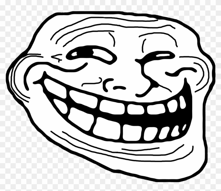 Detail Transparent Troll Face Nomer 6