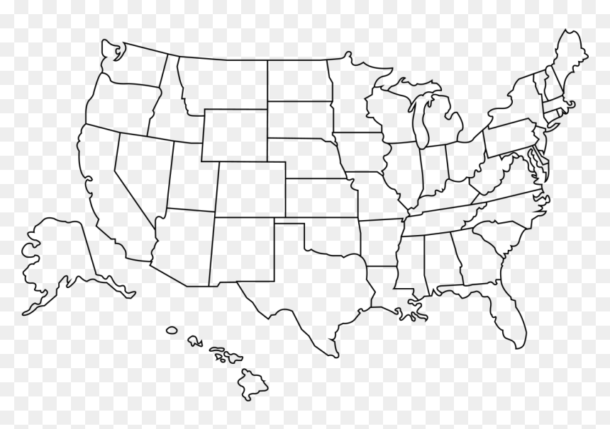 Detail Transparent Us Map Nomer 2