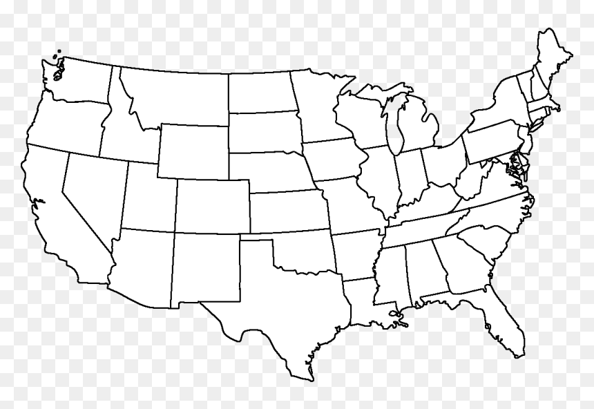 Detail Transparent Us Map Nomer 27
