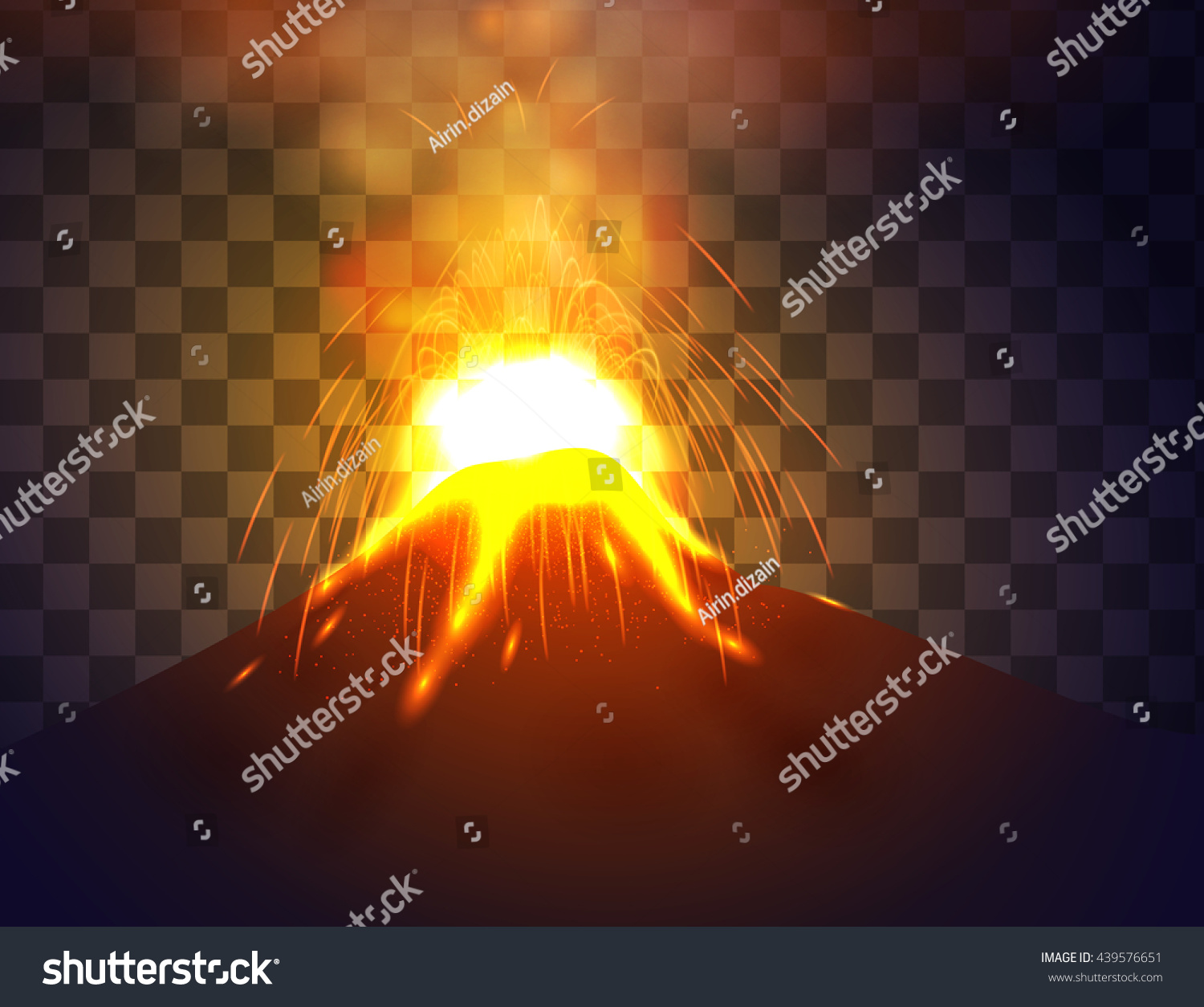 Detail Transparent Volcano Nomer 39