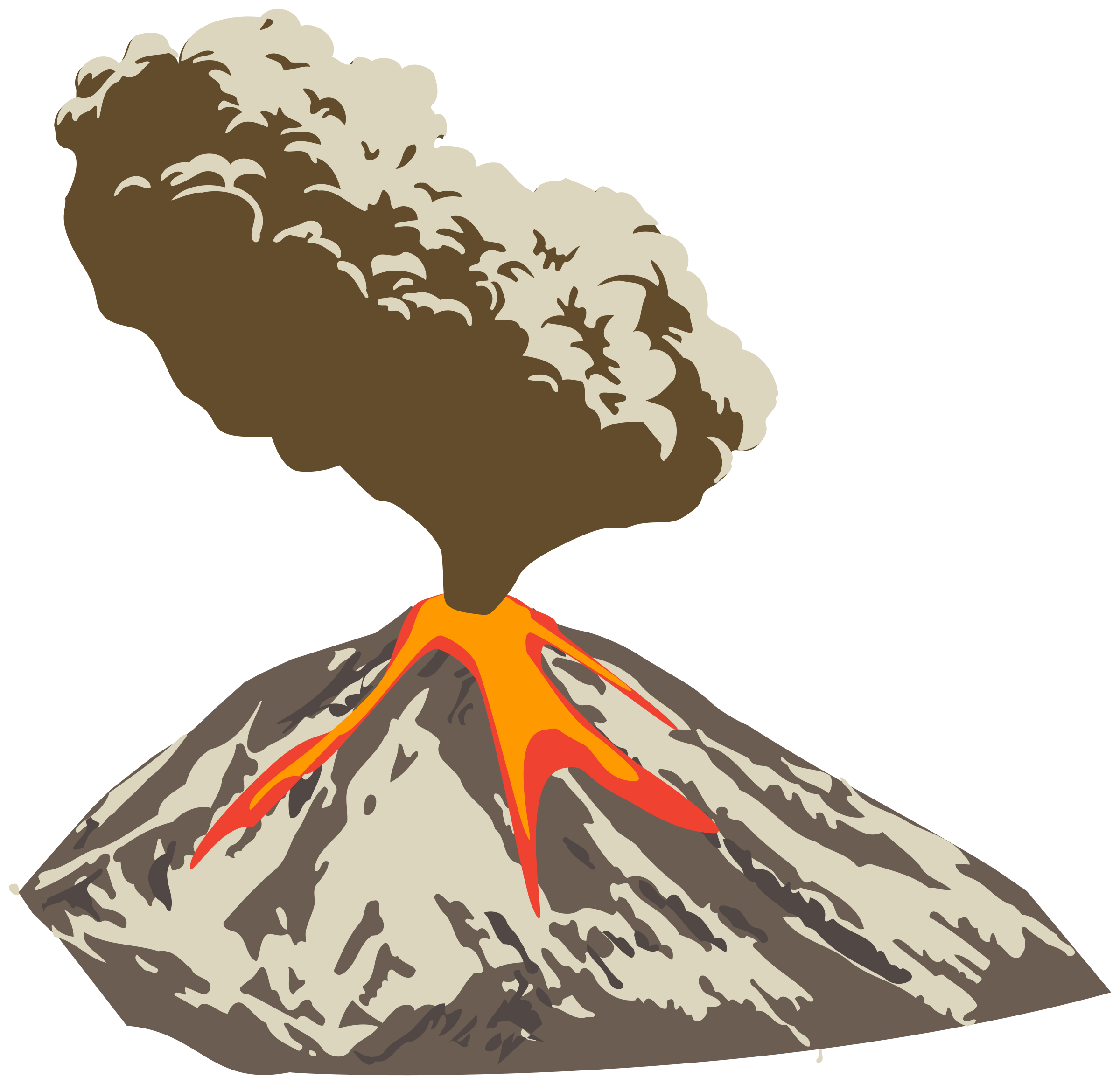 Detail Transparent Volcano Nomer 44