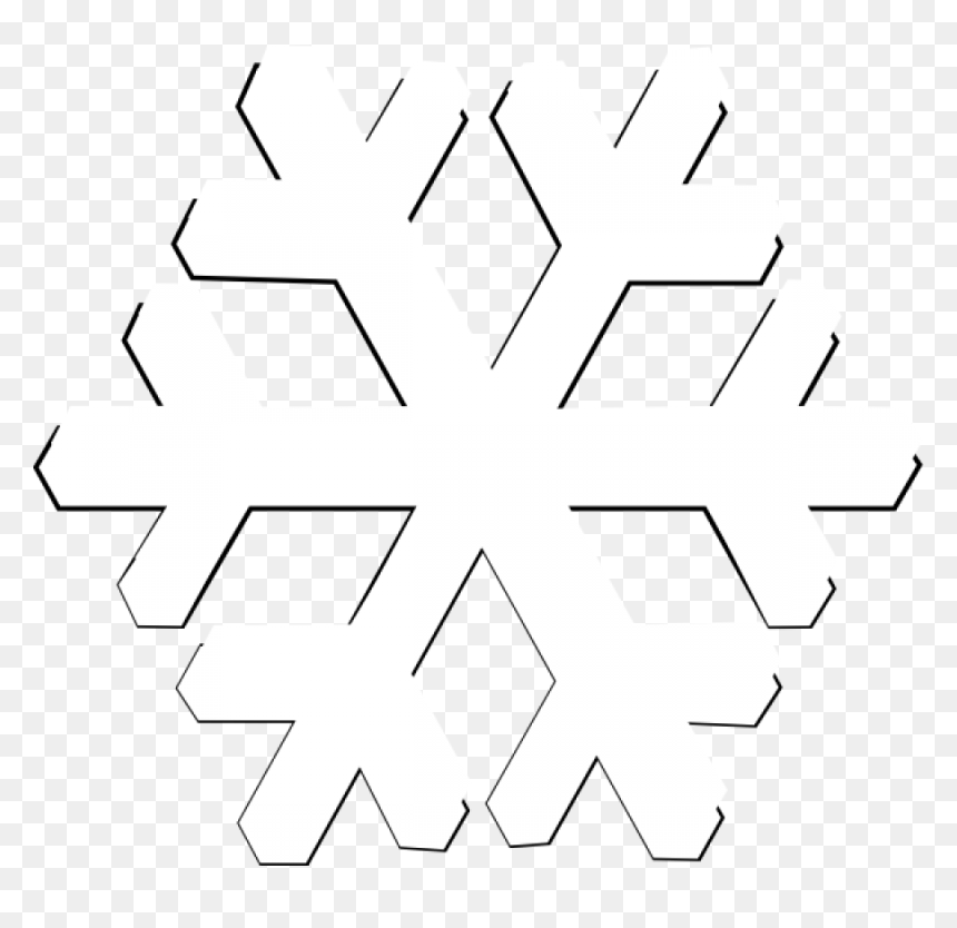 Detail Transparent White Snowflake Nomer 33
