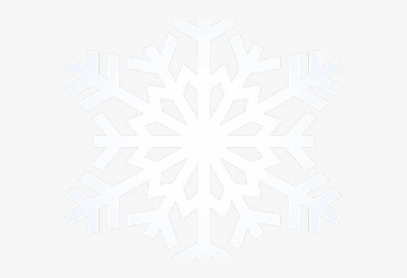 Detail Transparent White Snowflake Nomer 7