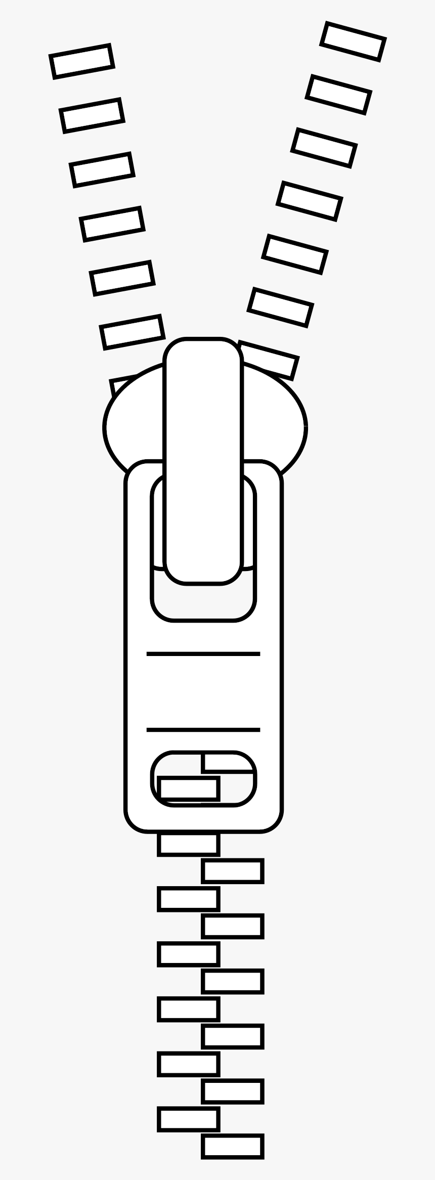 Detail Transparent Zipper Nomer 31