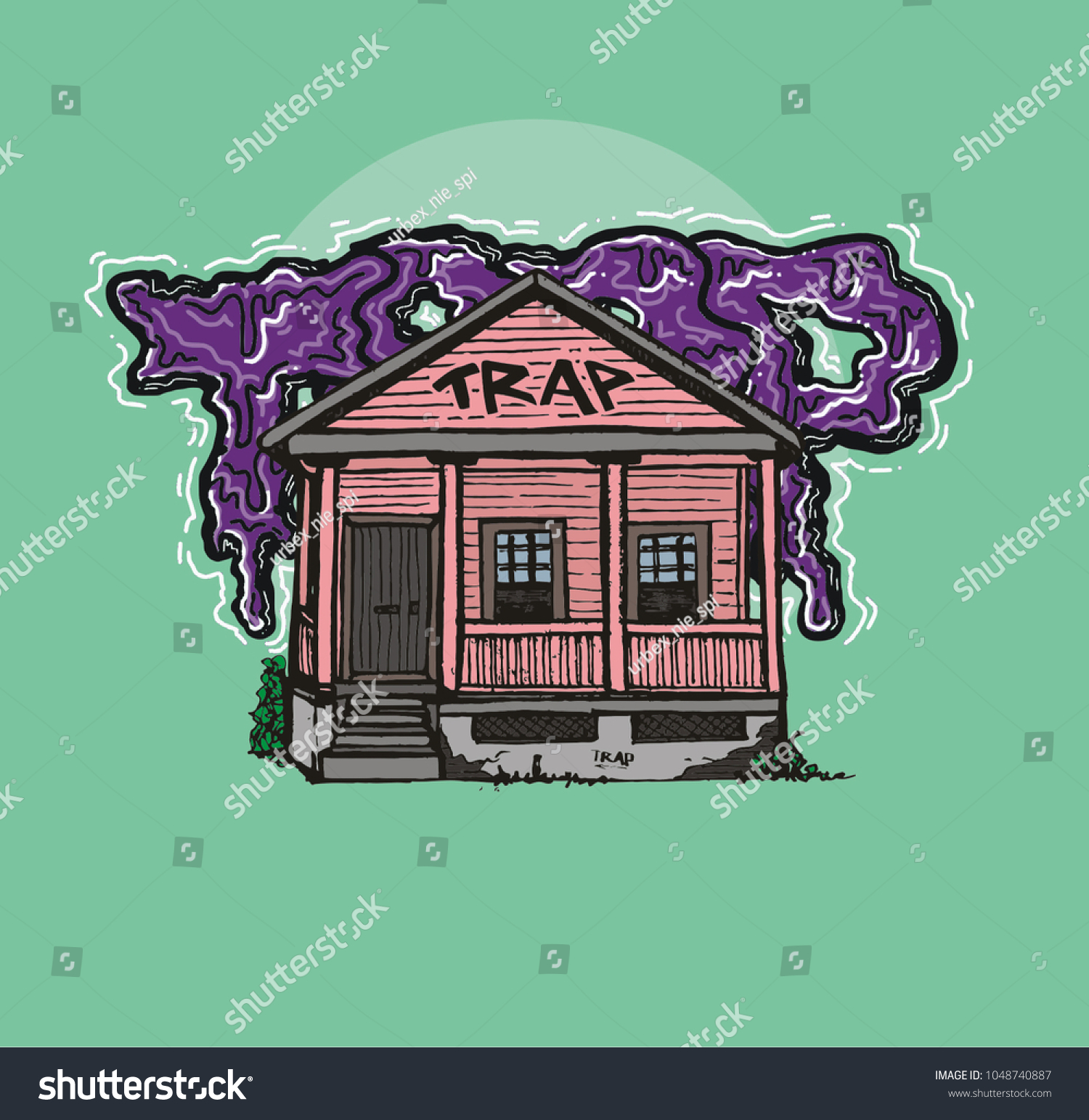 Detail Trap House Clipart Nomer 13