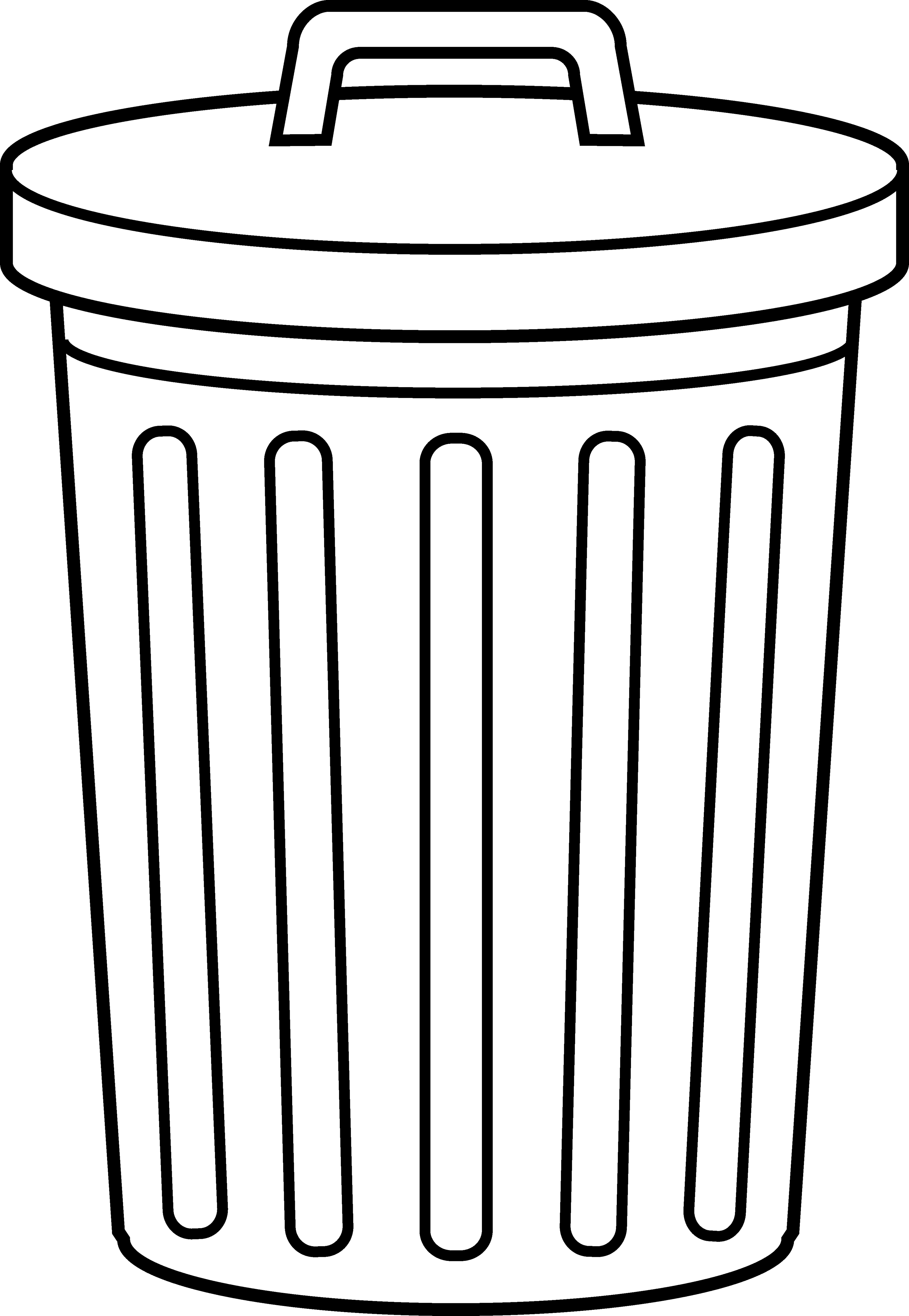 Detail Trash Can Clipart Free Nomer 10