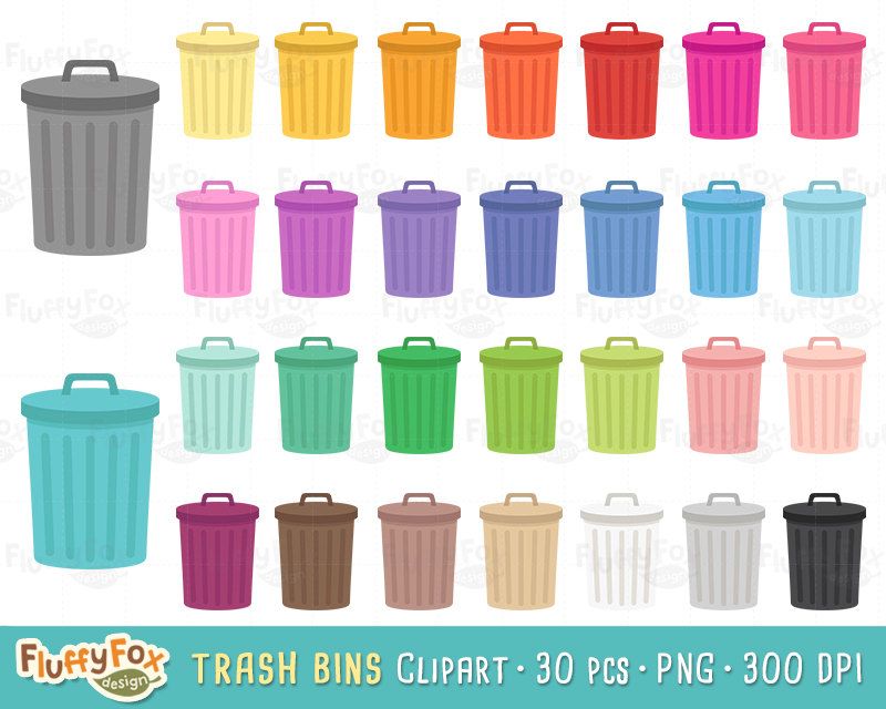 Detail Trash Can Clipart Images Nomer 28