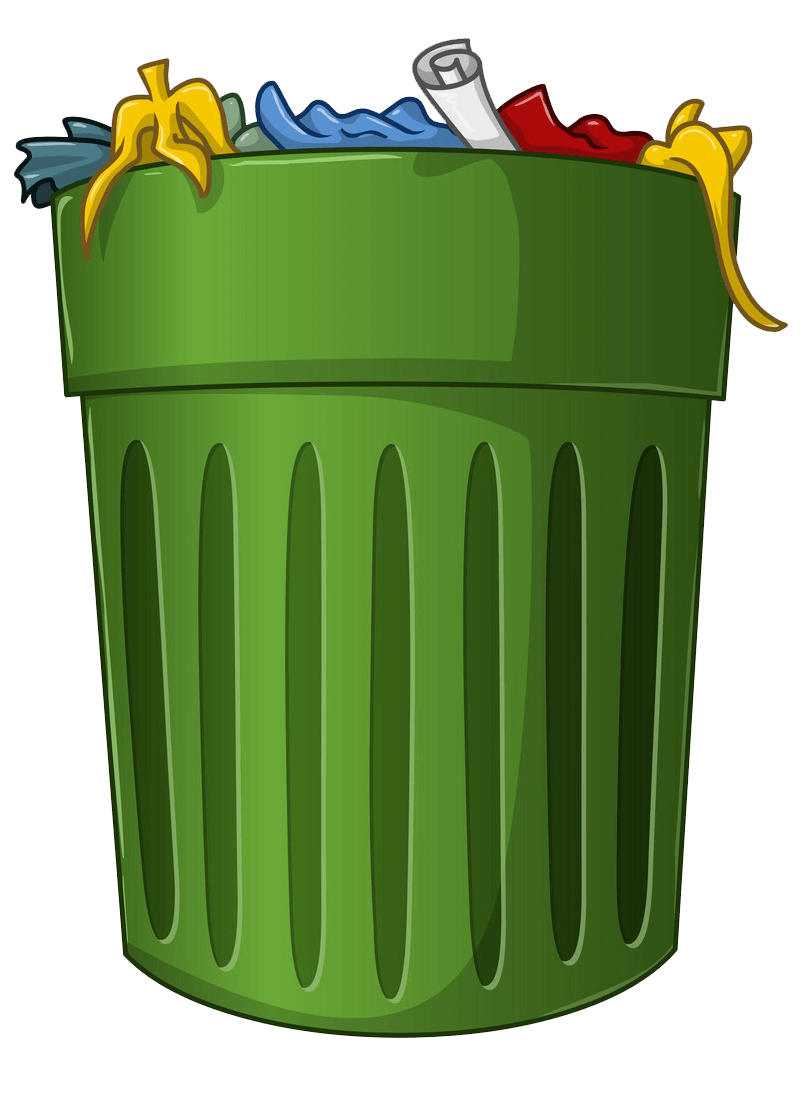 Detail Trash Can Clipart Png Nomer 18