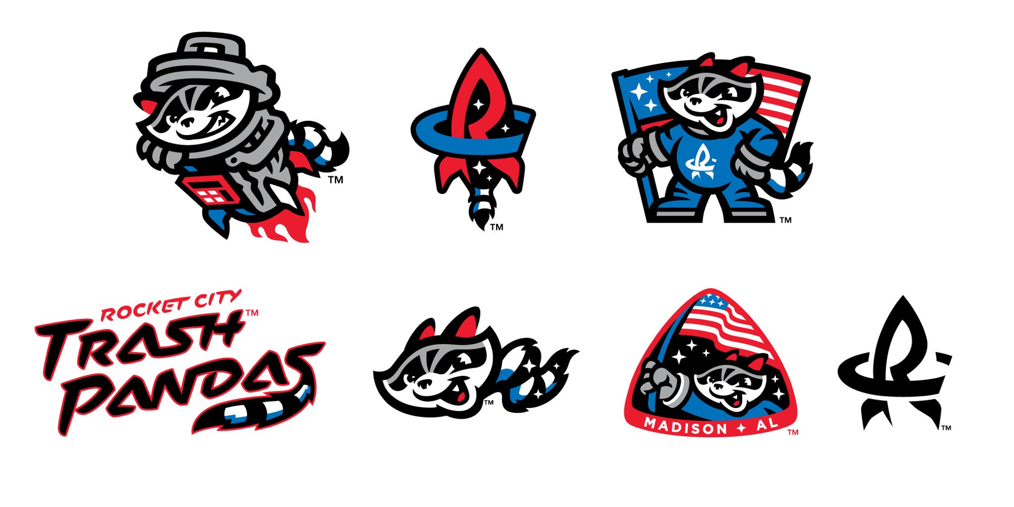 Trash Panda Baseball Logo - KibrisPDR