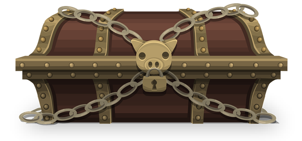 Detail Treasure Box Clipart Nomer 45