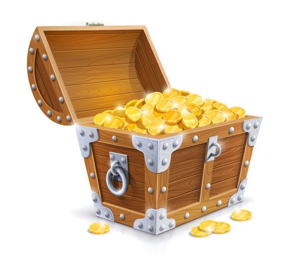 Detail Treasure Chest Clipart Nomer 45