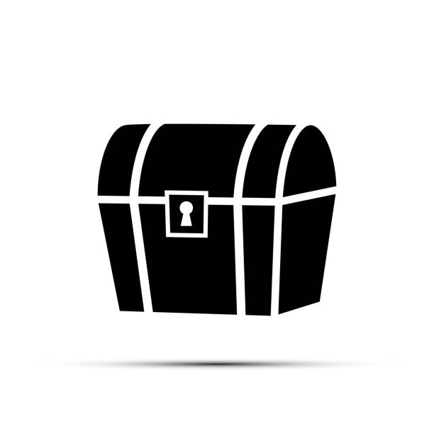 Detail Treasure Chest Clipart Black And White Nomer 24