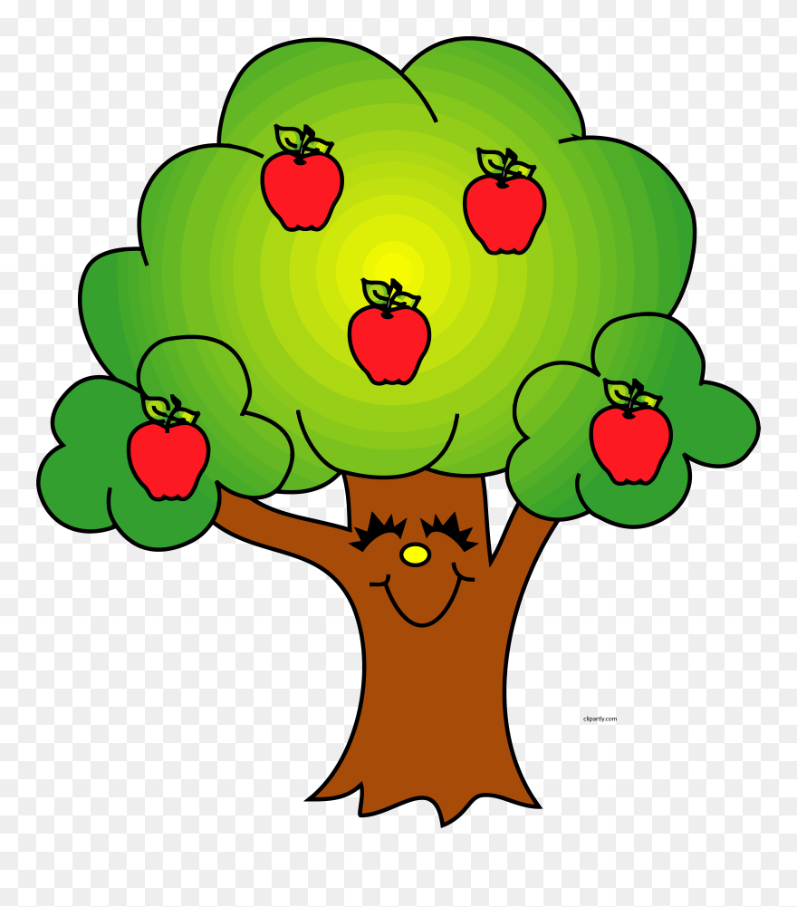 Detail Tree Clipart Nomer 40