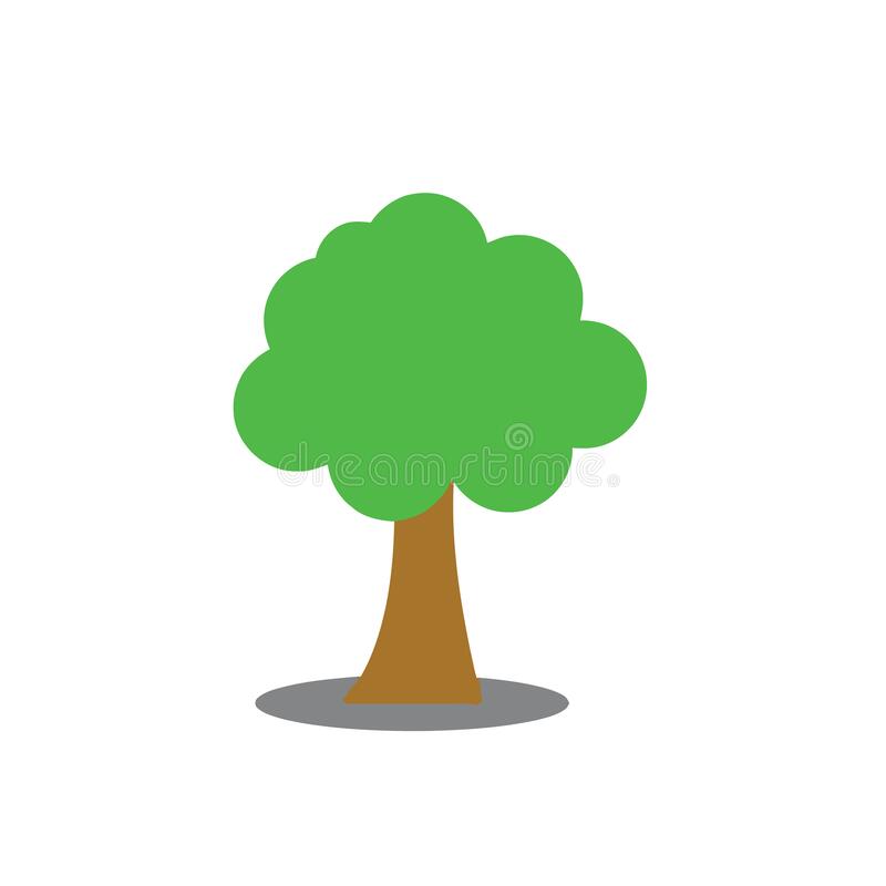 Detail Tree Flat Design Png Nomer 17