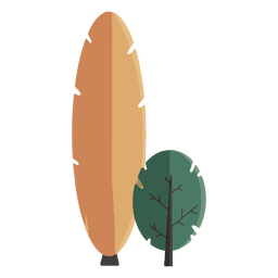 Detail Tree Flat Design Png Nomer 40