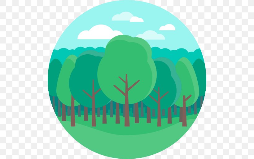 Detail Tree Flat Design Png Nomer 7