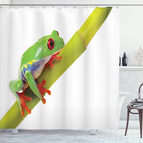 Detail Tree Frog Shower Curtains Nomer 11