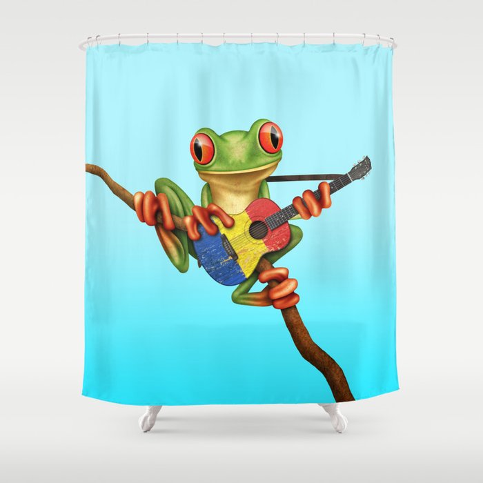 Detail Tree Frog Shower Curtains Nomer 18
