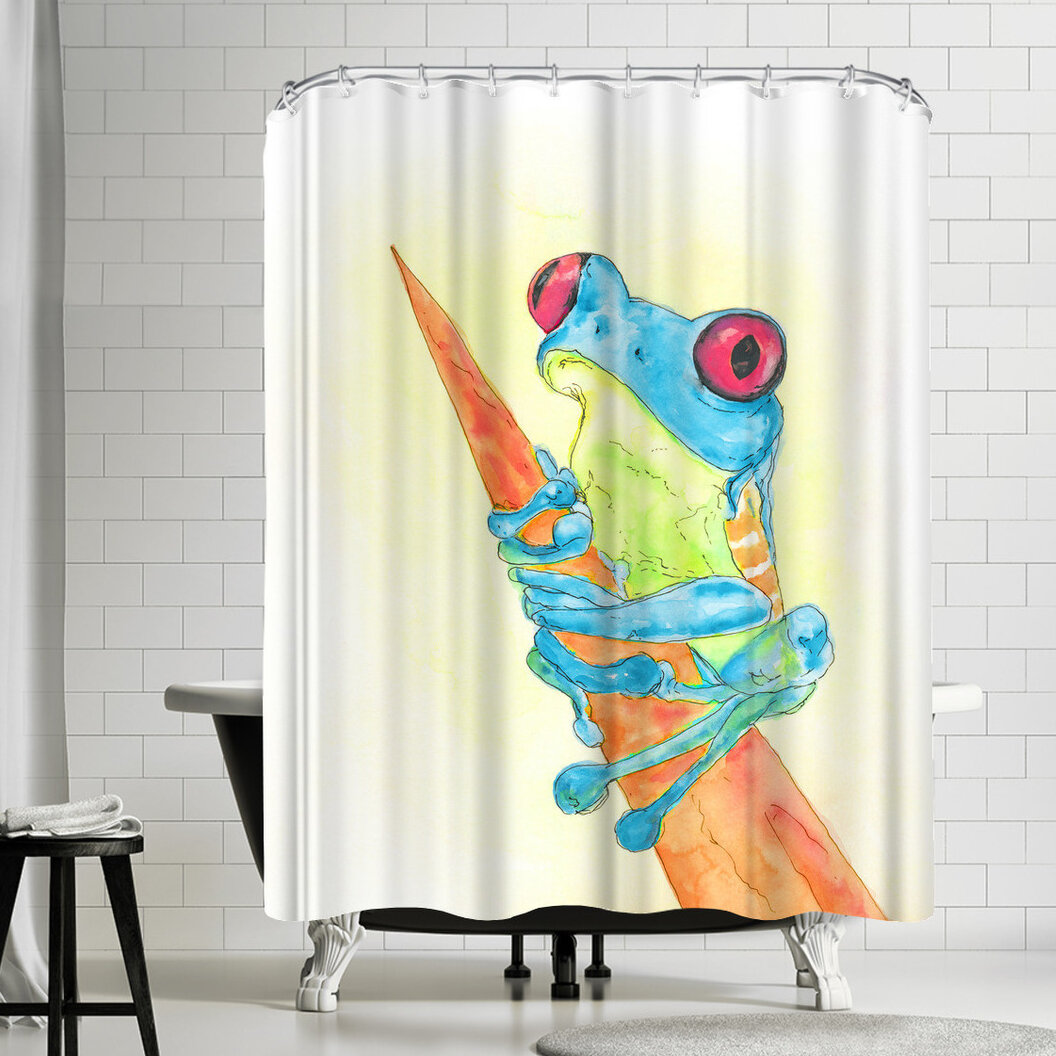 Detail Tree Frog Shower Curtains Nomer 20