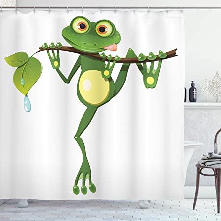 Detail Tree Frog Shower Curtains Nomer 4