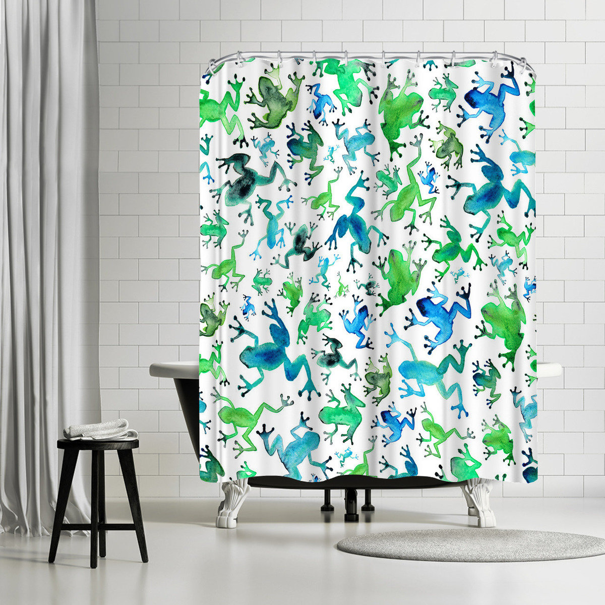 Detail Tree Frog Shower Curtains Nomer 33