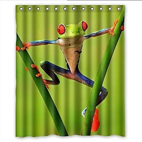 Detail Tree Frog Shower Curtains Nomer 37